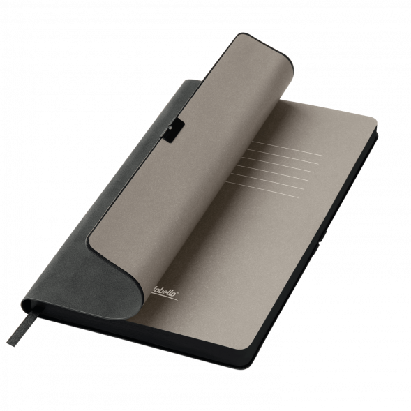 Ежедневник In Velour недатированный, черный 