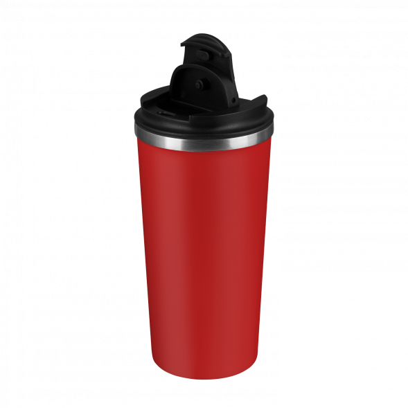 Термокружка вакуумная Palermo, красная 