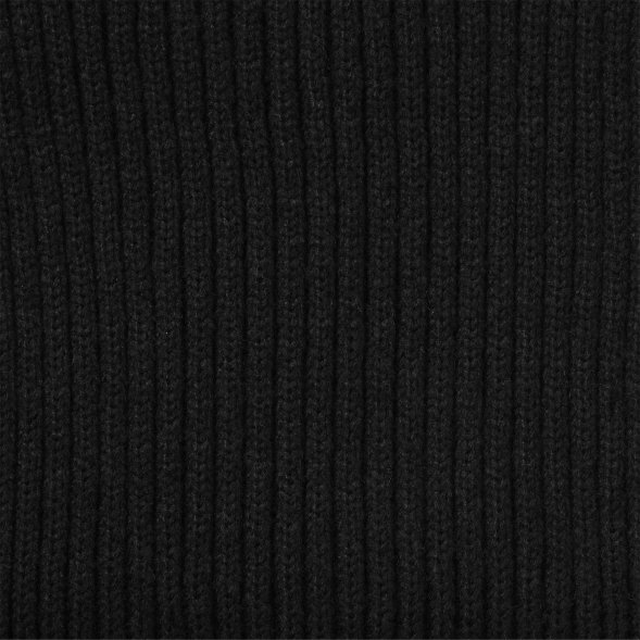 Шарф Forges вязаный, черный 