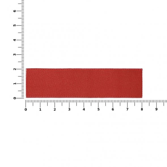 Лейбл тканевый Epsilon, S, красный 