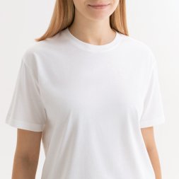 Футболка унисекс KRIS, 100% хлопок, 150 гр., белая (теплого оттенка), размер XXL