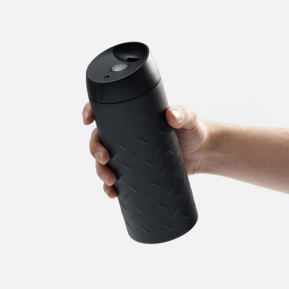 Термостакан Hard Work, черный 