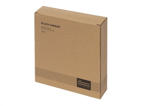 Зеркало из бамбука Black Mirror, черный 
