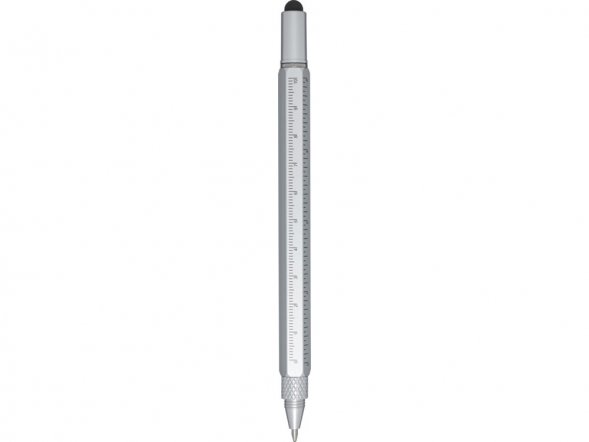 Dora многофункциональная ручка из переработанного алюминия - Серебряный 