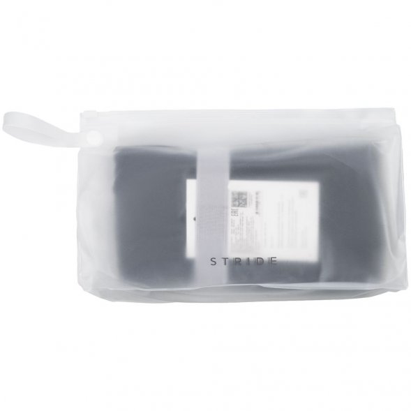 Спортивное полотенце Vigo Medium, темно-серое (графит) 