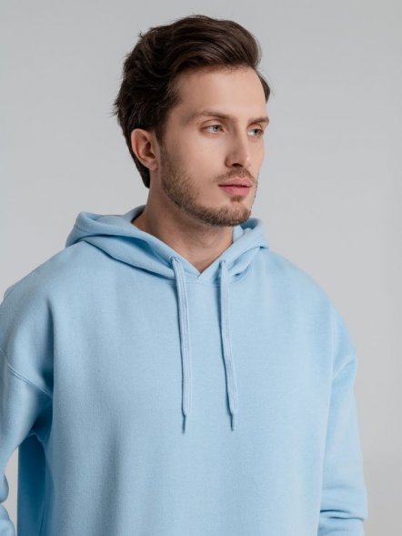Толстовка с капюшоном Slam 320, голубая 