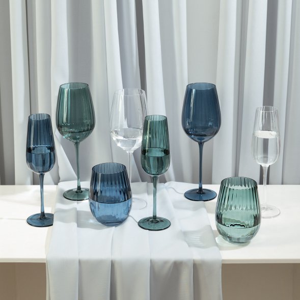 Бокал для вина Blanche, прозрачный 