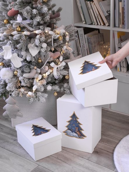 Коробка Christmas Tree, M 