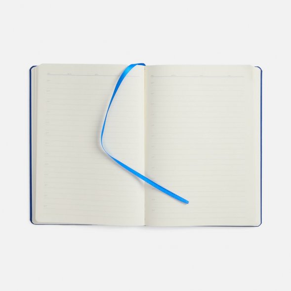 Ежедневник Urban Metal, недатированный, ярко-синий 