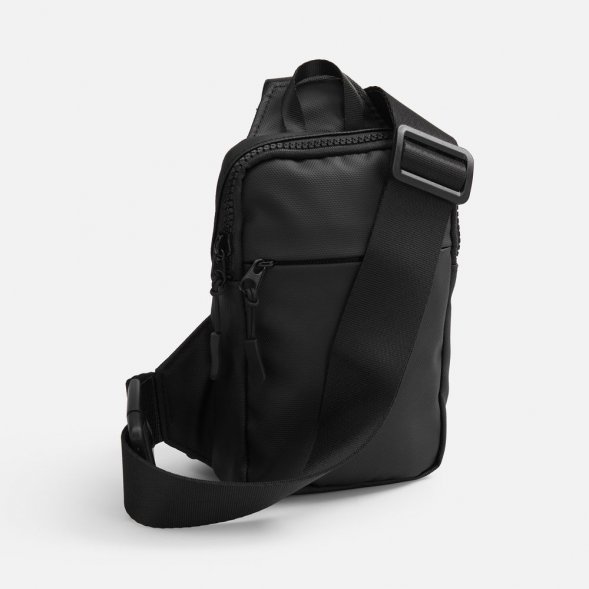 Спортивная кросс-боди сумка UrbanHike, черная 