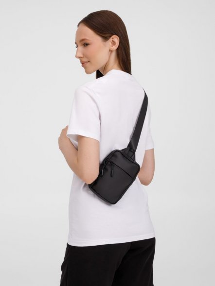 Спортивная кросс-боди сумка UrbanHike, черная 