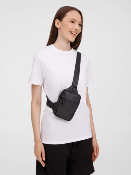 Спортивная кросс-боди сумка UrbanHike, черная 