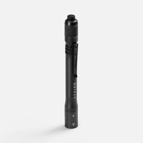 Фонарик с фокусировкой луча Fokus, серо-синий 