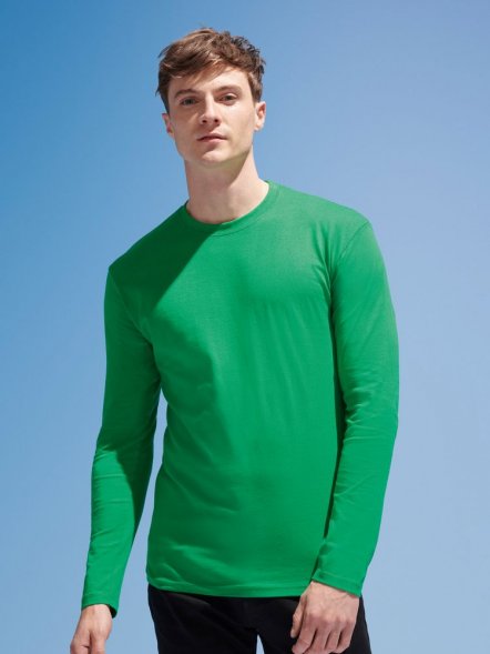 Футболка с длинным рукавом Monarch 150, ярко-зеленая 