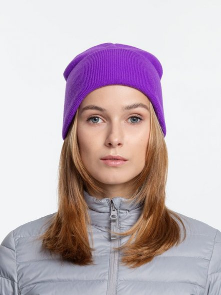 Шапка Urban Flow, ярко-фиолетовая 