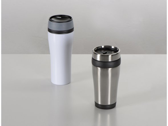 Термостакан герметичный Curve, белый 