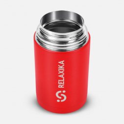 Термос для еды Relaxika 1000, красный