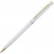 Ручка шариковая Hotel Gold, ver.2, глянцевая белая 