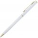 Ручка шариковая Hotel Gold, ver.2, глянцевая белая 