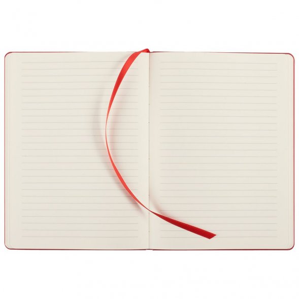 Блокнот Scope, в линейку, красный 