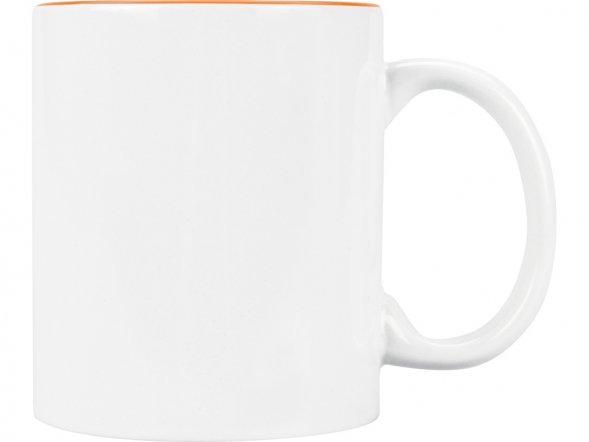 Кружка Gain 320мл, белый/оранжевый 