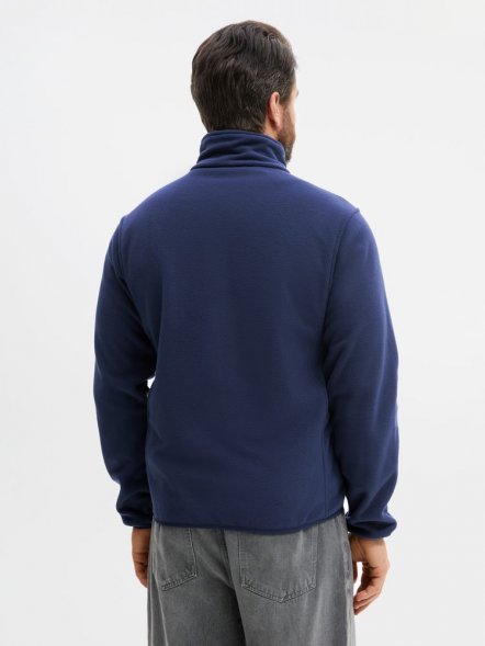 Куртка флисовая унисекс Ben Mac, темно-синяя 