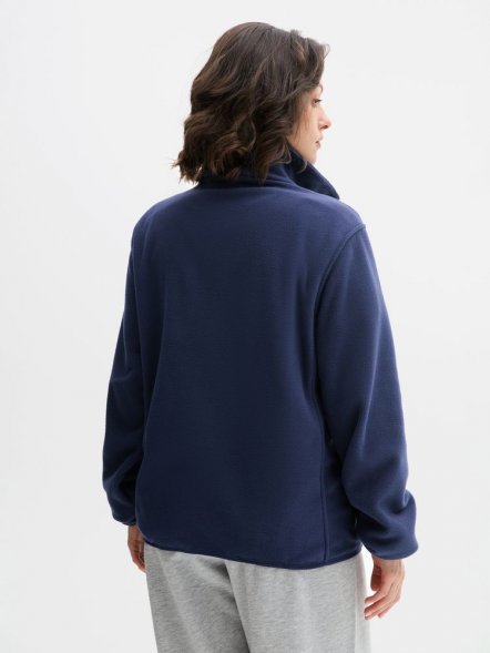 Куртка флисовая унисекс Ben Mac, темно-синяя 