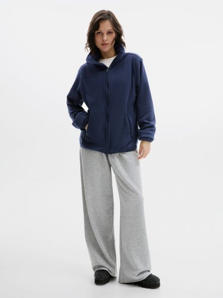 Куртка флисовая унисекс Ben Mac, темно-синяя 