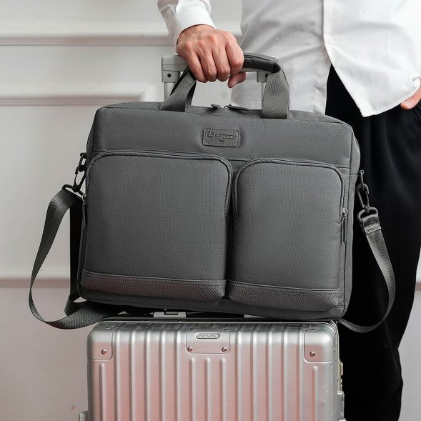 Сумка для ноутбука L255, темно-серая 