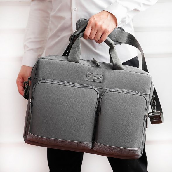 Сумка для ноутбука L255, темно-серая 