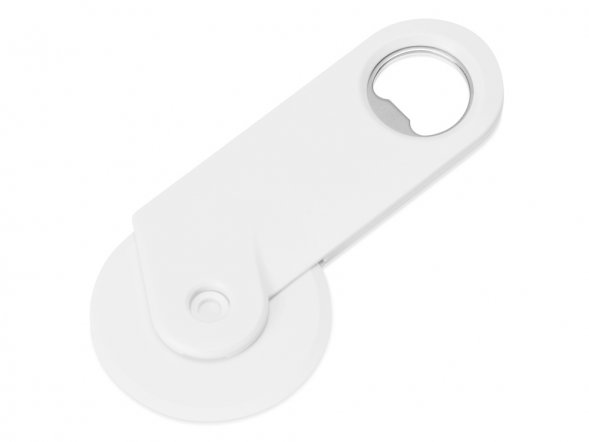 Нож для пиццы с открывашкой бутылок, белый 