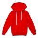 Толстовка с капюшоном детская Kirenga Kids, красная 