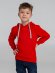 Толстовка с капюшоном детская Kirenga Kids, красная 