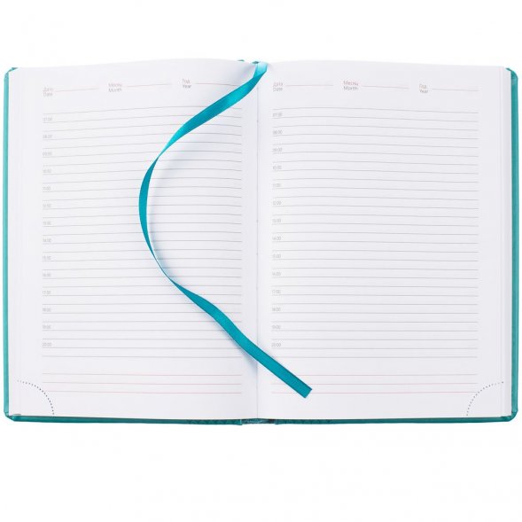 Ежедневник Prizma, недатированный, бирюзовый 
