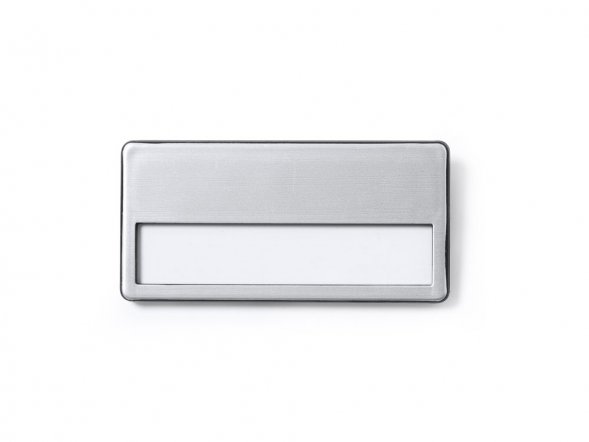 Значок GANDA для бейджа, серебристый 