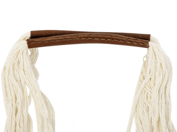 Авоська Dream М old style 15 литров с кожаными ручками, натуральный (19) 