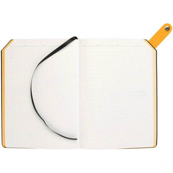 Ежедневник Tenax, недатированный, желтый 
