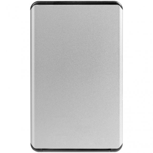 Металлический аккумулятор Double Reel 5000 мАч, серебристый 