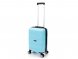 Чемодан TORBER В Отпуск, бирюзовый, полипропилен, 33 х 22 х 53 см, 35 л 
