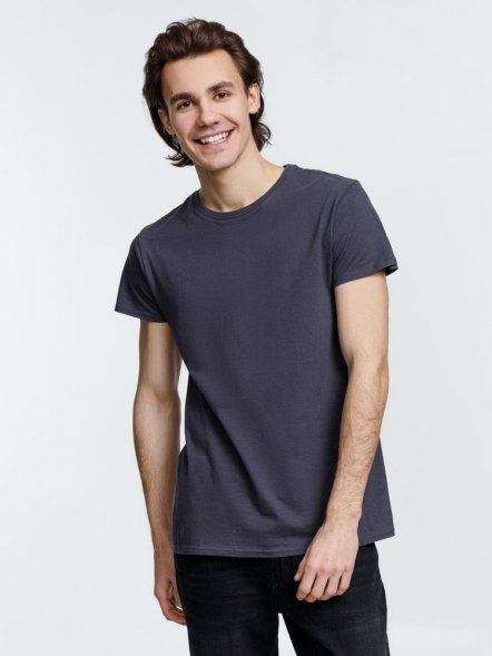 Футболка мужская Crusader Men, темно-серая (графит) 