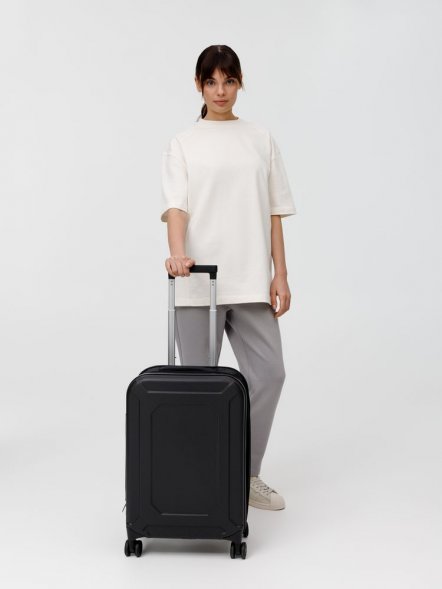 Чемодан Platta, черный 