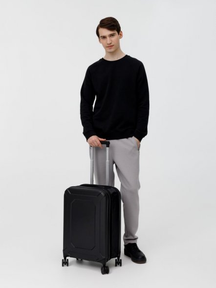 Чемодан Platta, черный 
