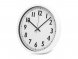 Пластиковые настенные часы  диаметр 30 см White Mile, белый 