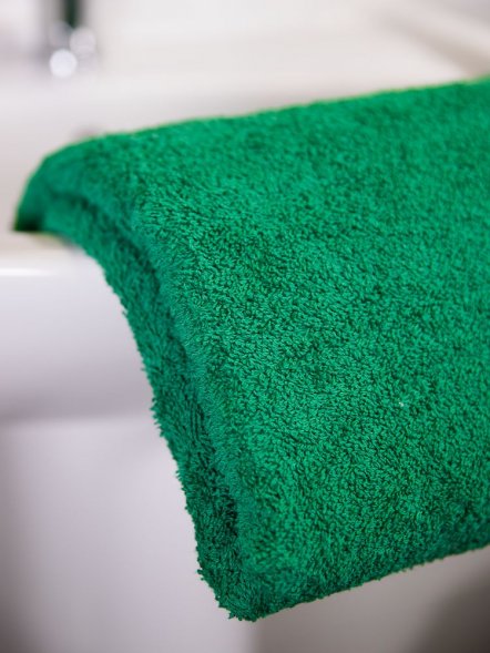 Полотенце Odelle, большое, зеленое 