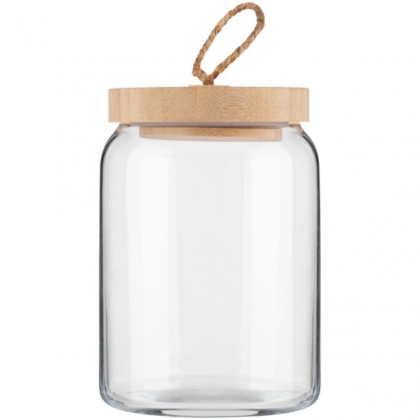 Банка с бамбуковой крышкой Woody M 