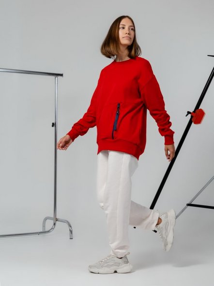 Свитшот унисекс Kosmos 2.0, темно-синий 