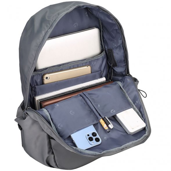 Рюкзак для ноутбука B167, темно-серый 