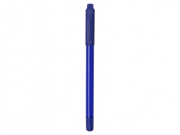 Ручка шариковая пластиковая Delta из переработанных контейнеров, синяя 