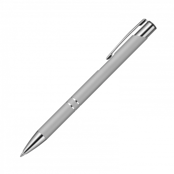 Шариковая ручка Alpha, серебряная 