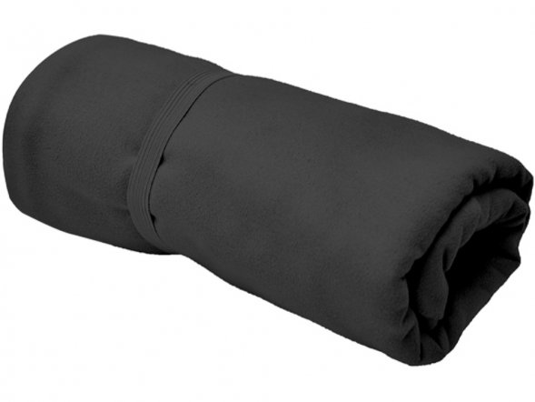 Спортивное полотенце CORK из микрофибры, черный 